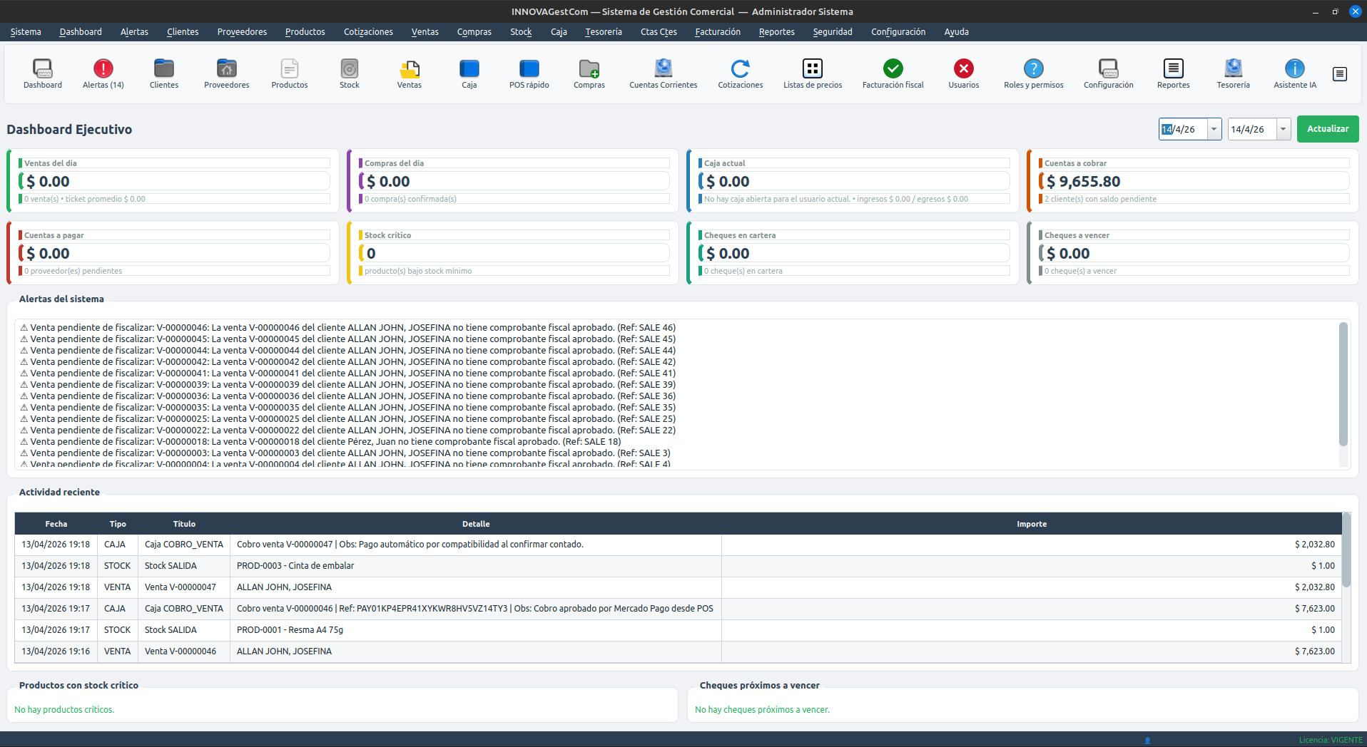 Sistema de gestión INNOVAGestCom