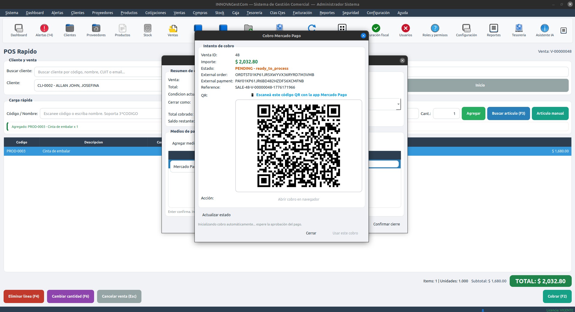 Cobros con Mercado Pago